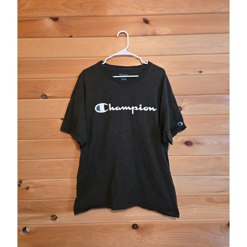 Men's Champion Green Classic Casual Logo Fit Shirt Extra Large